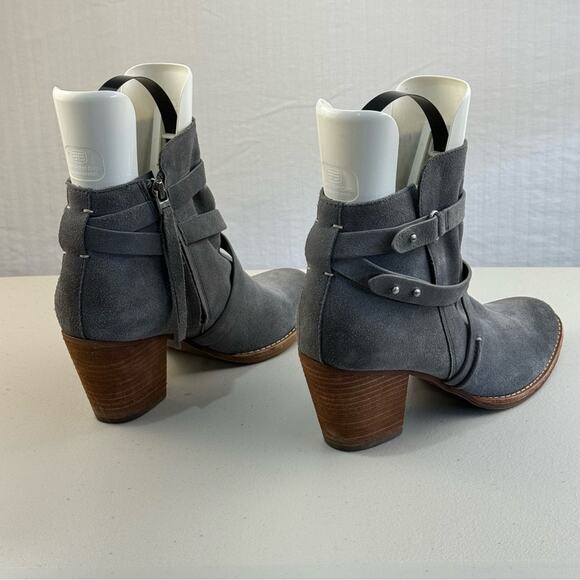 Sam Edelman Merton Western Booties Women’s Size 9.5 EUR 39.5 Suede Leather Boots - Picture 6 of 12